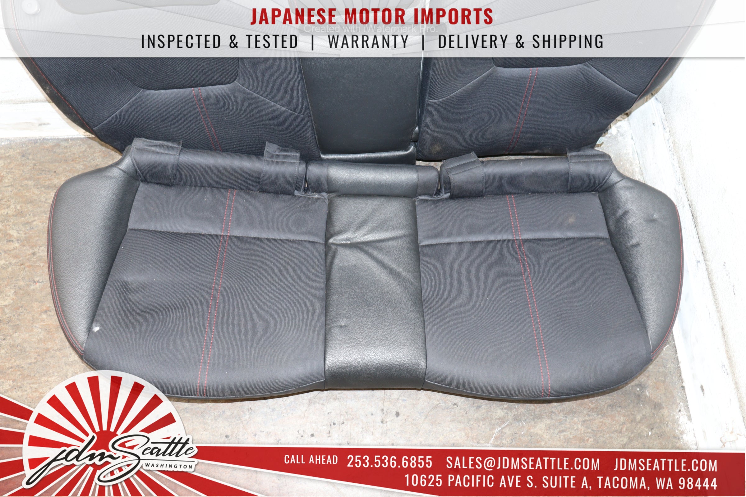 JDM 08-14 Subaru WRX STI OEM Version 10 Seats - Genuine STI Sedan Replacement - Perfect for Racing & Car Enthusiasts