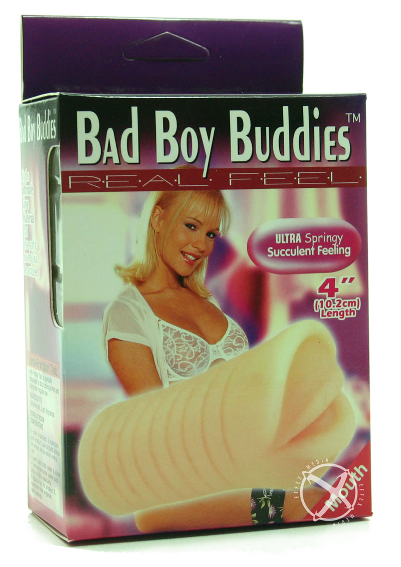 Bad Boy Buddies Real Feel Male Masturbator - Ultra Realistic Mouth Design with Vanilla Scent - Perfect for Solo Pleasure & Discreet Adult Play