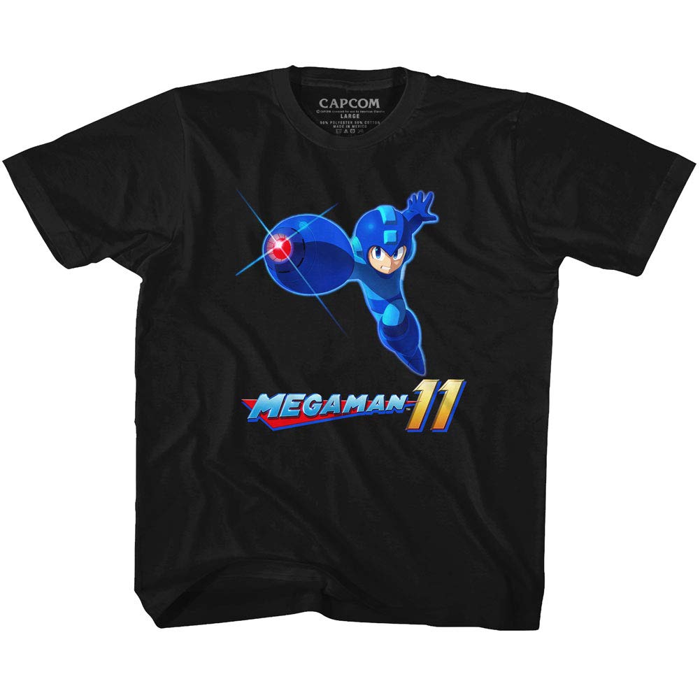 **Mega Man 11 Toddler T-Shirt - Official Capcom Video Game Tee for Kids - Perfect for Gaming Fans & Casual Wear**