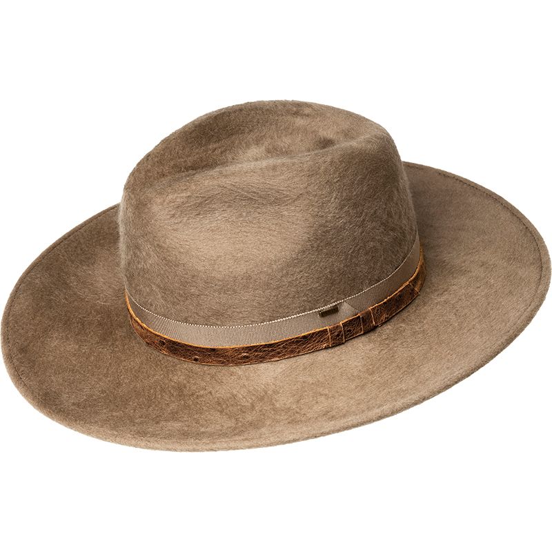 Bailey Croft Wool Fedora Hat for Women - Classic Wide Brim Winter Hat for Outdoor Activities, Travel & Fashion