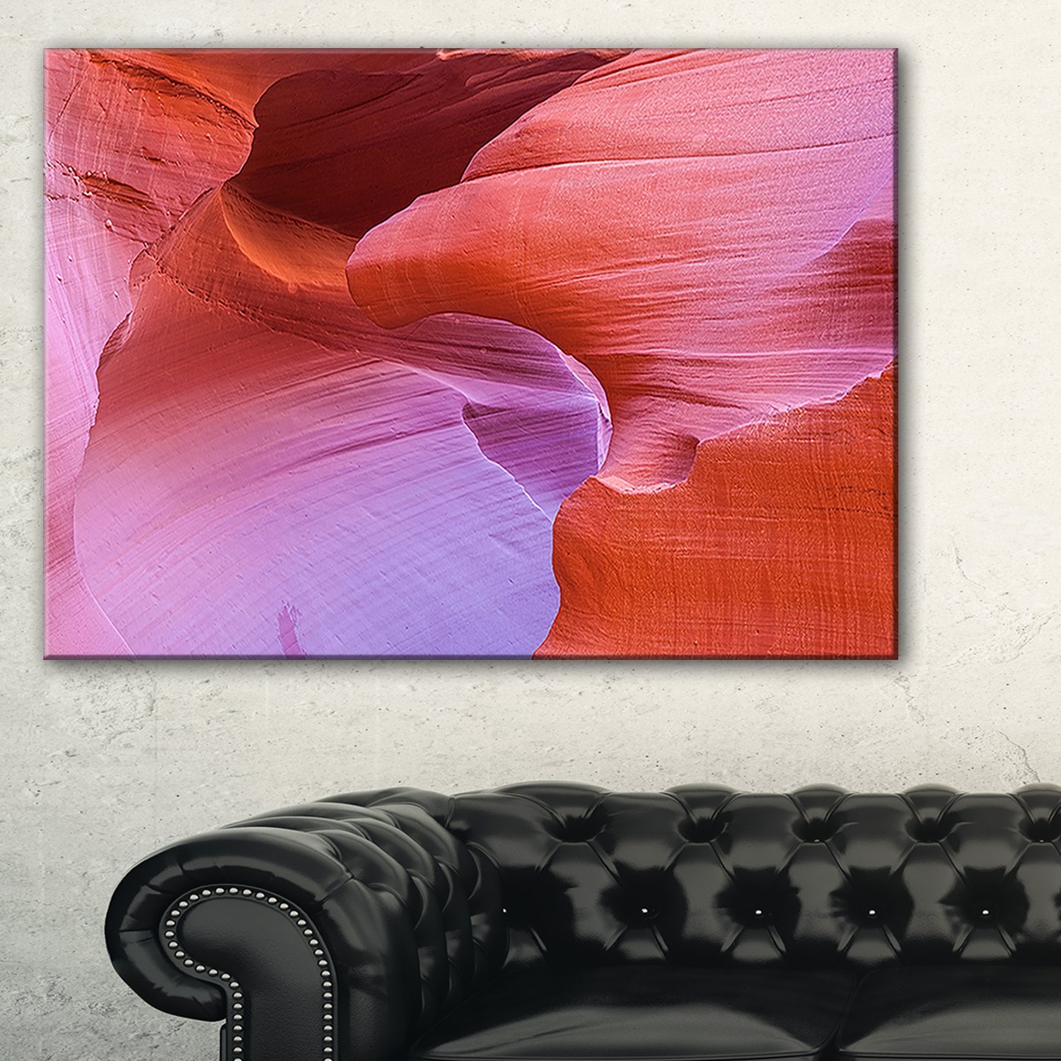 Stunning Antelope Canyon Landscape Photography Canvas Art Print - Desert Scenery Wall Decor for Living Room, Bedroom & Office