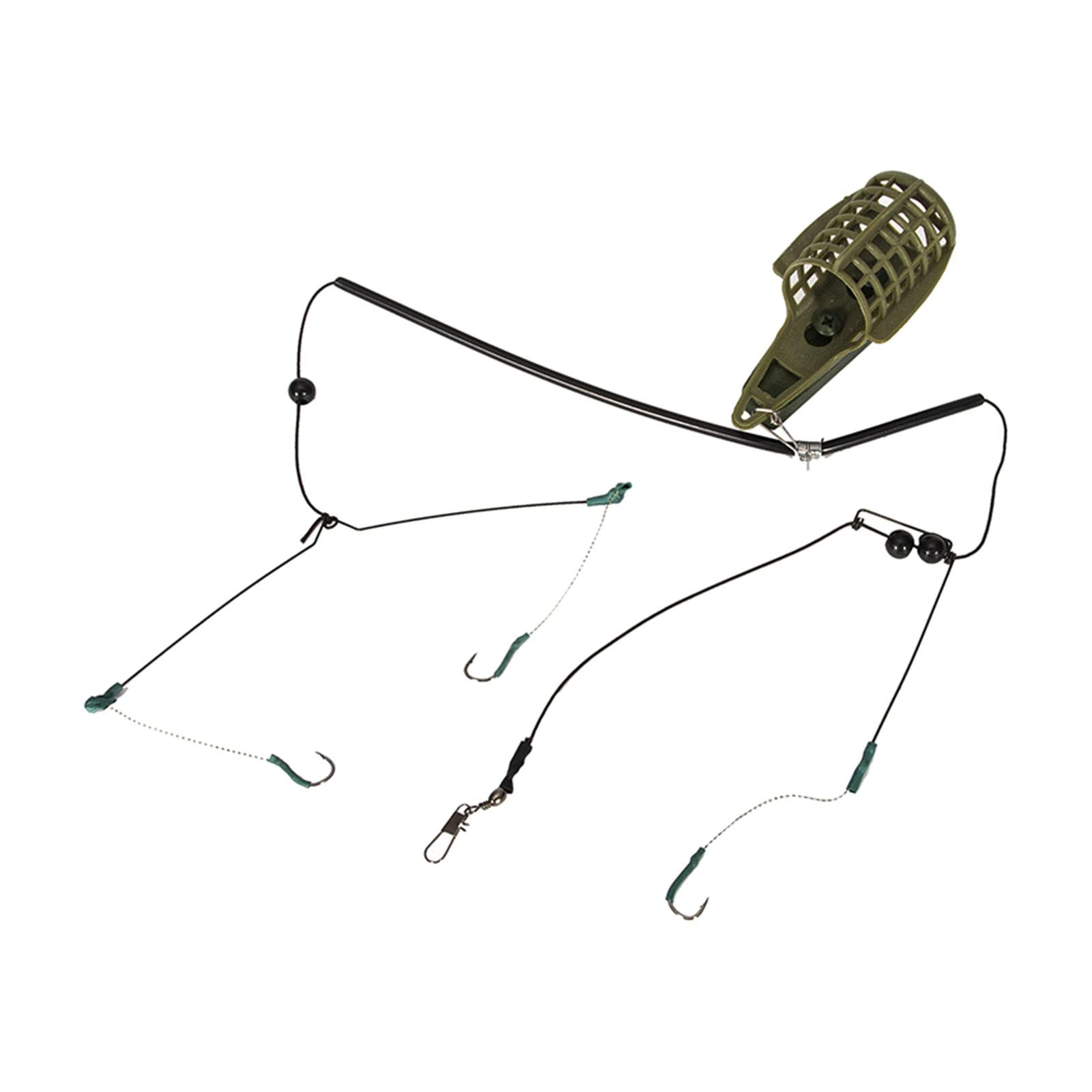 Almencla Lead Sinker Fishing Feeder Basket - Durable Carp & Bream Fishing Tackle Accessory for Freshwater & Lake Fishing