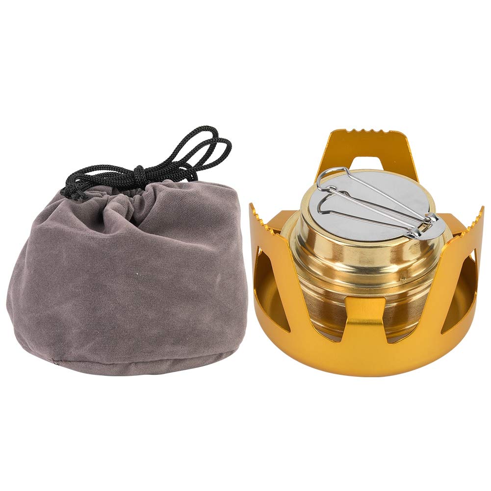 Ultralight Portable Alcohol Stove for Camping & Backpacking - Compact Spirits Burner with Stand | Perfect for Outdoor Cooking, Survival Kits & Travel Gear | Ideal for Hiking, Picnics, Emergency Preparedness & Off-Grid Adventures | Great for Solo Travelers & Outdoor Enthusiasts