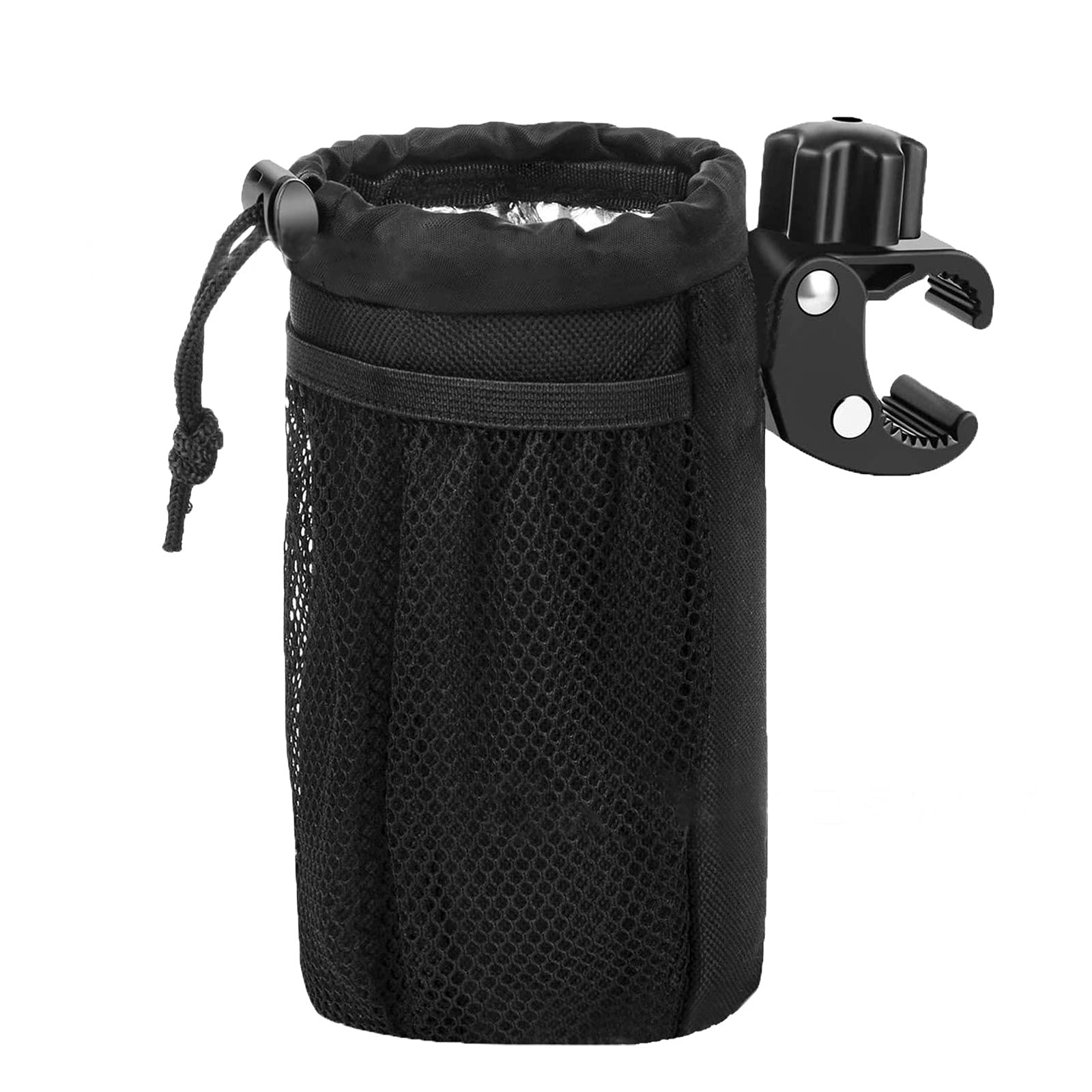NSQFKALL Bike Water Bottle Holder with Phone Pouch - Adjustable Storage Bag for Adults & Kids - Perfect for Cycling, Hiking, and Outdoor Activities