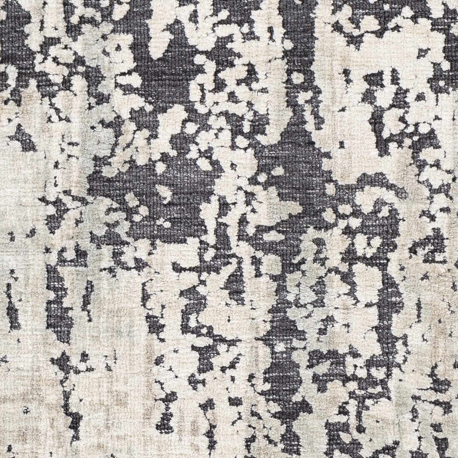 Modern Hauteloom Dundry Area Rug for Living Room & Bedroom - Soft Contemporary Design in Charcoal, Gray & Peach - 2' x 3' - Perfect for Cozy Home Decor, Apartment Styling & Office Spaces