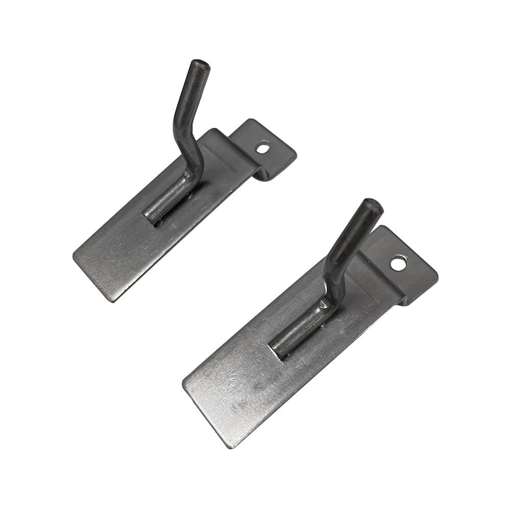 Prolinemax 25-Piece 1 Inch Raw Steel Slatwall Hooks - Heavy Duty Retail Display Hangers for Clothing, Accessories & Merchandise - Perfect for Stores, Boutiques & Garment Racks