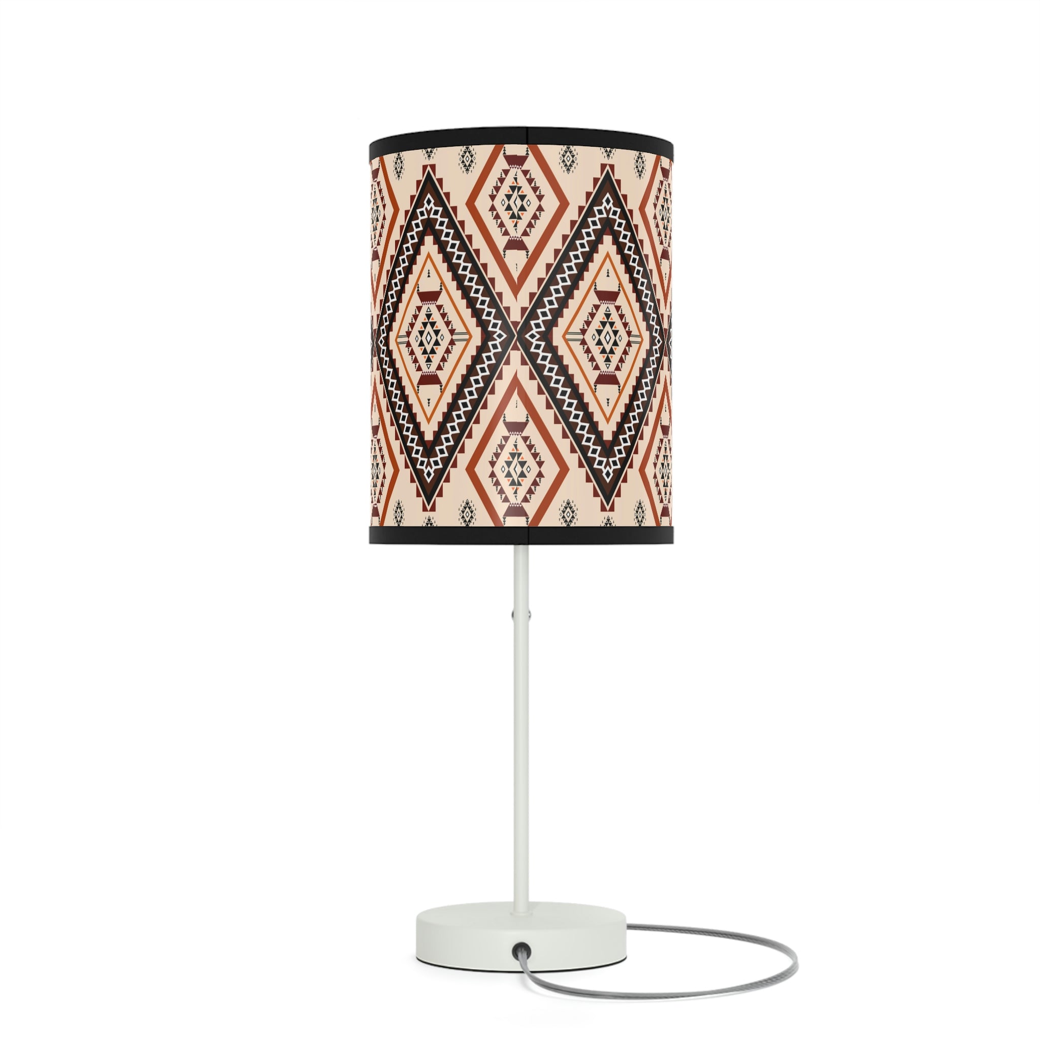 Southwestern Style Table Lamp for Bedroom & Living Room - Adjustable Reading Light with US/CA Plug - Perfect for Nightstands, Sofa Side Tables and Home Office Desks