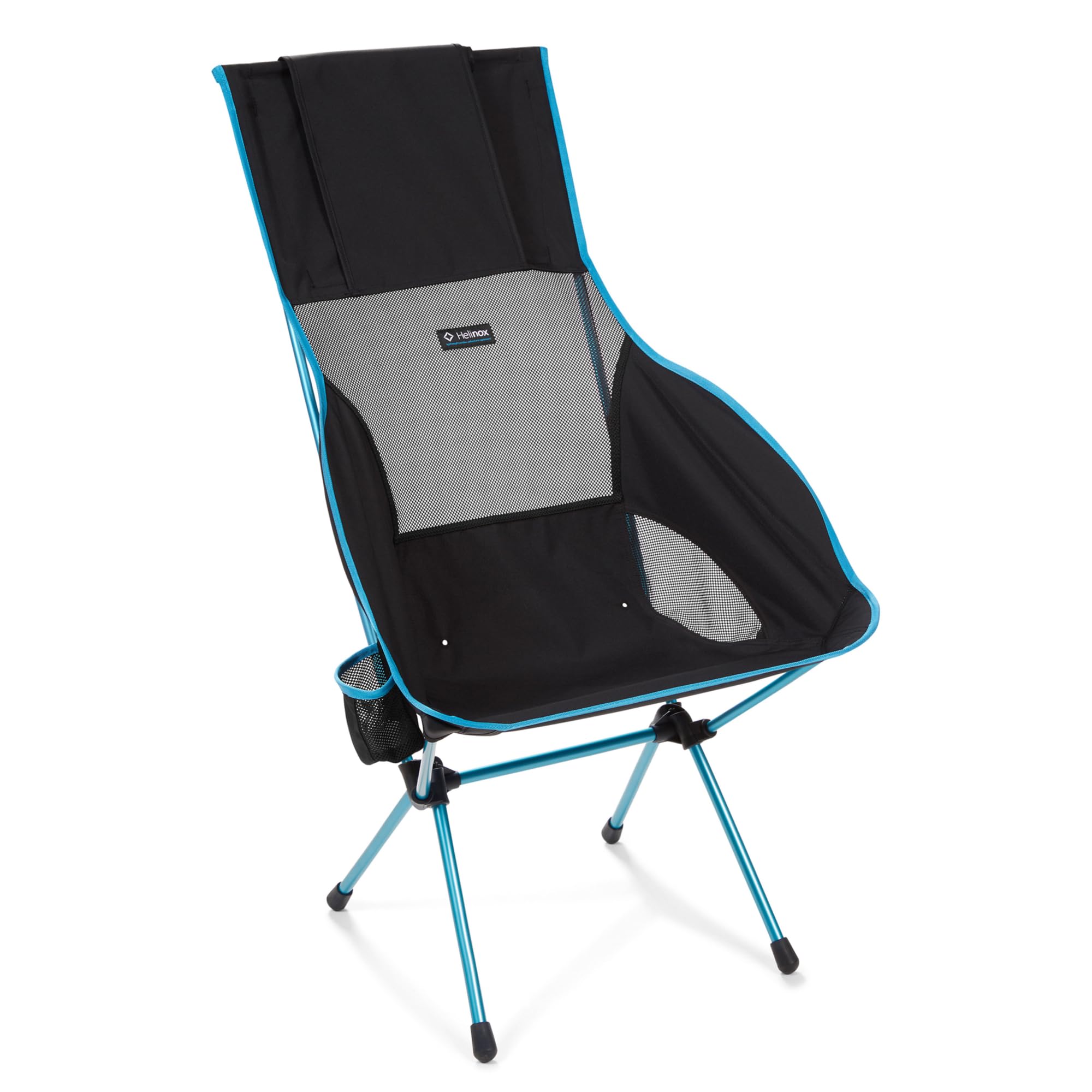 Helinox Savanna Chair - Lightweight, Portable Camping Chair with Ergonomic Design for Ultimate Comfort (Black) | Perfect for Outdoor Adventures, Beach Trips, and Backyard Relaxation