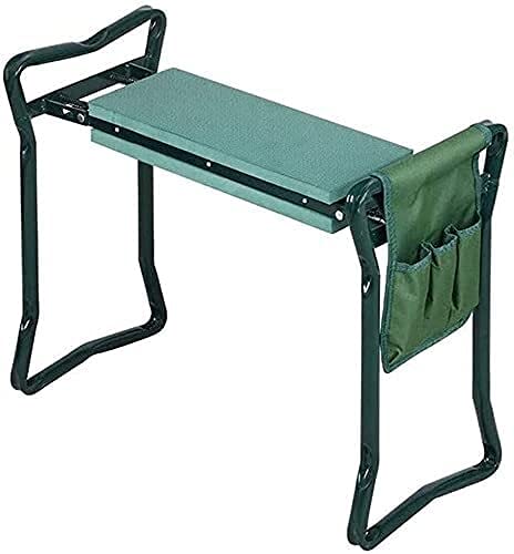 YUEGOO Folding Garden Kneeler Seat Pad - Foldable Gardening Kneeler with Carry Handle for Knee Protection | Perfect for Planting, Weeding & Outdoor Gardening Activities