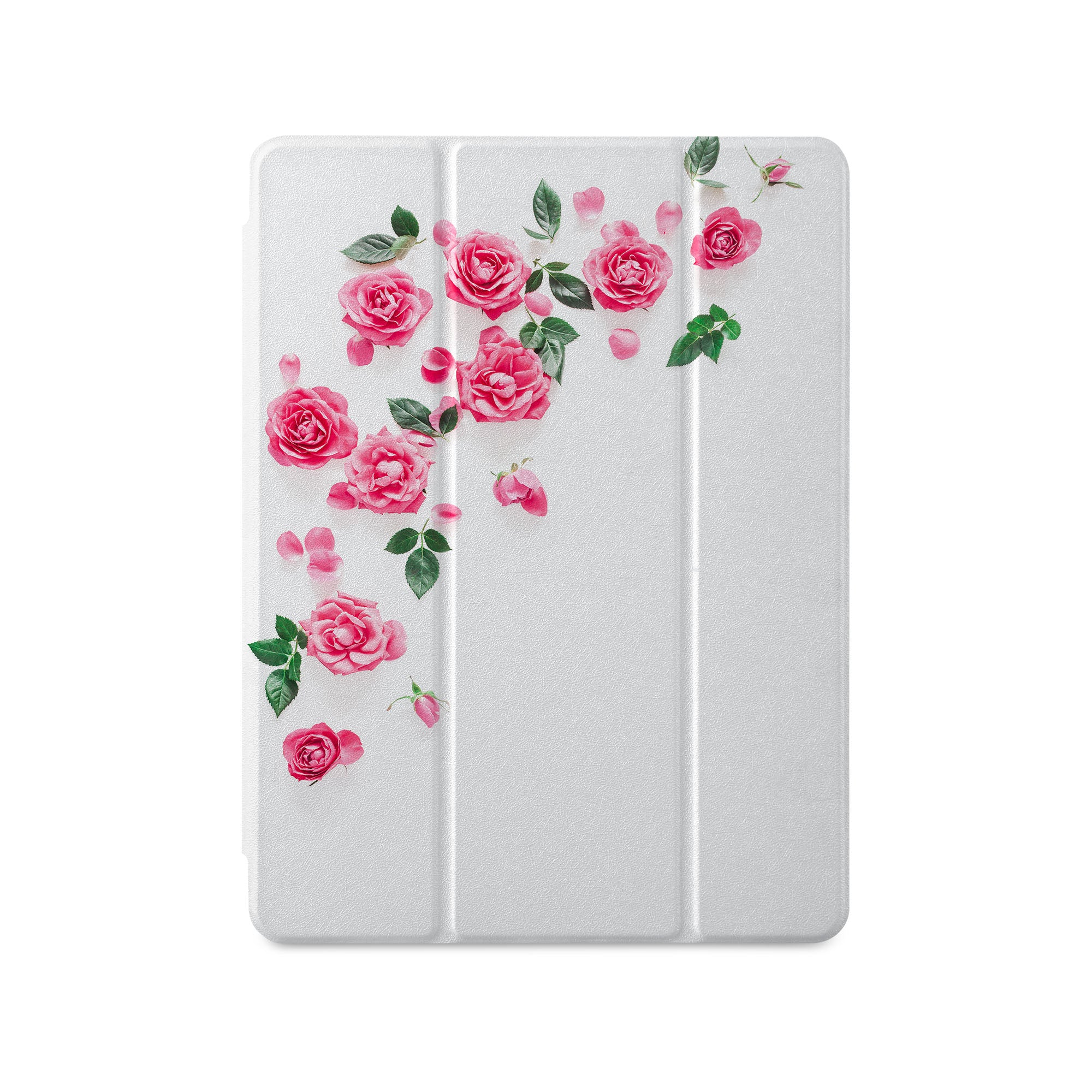 iPad 360 Elite Case - Premium Protective Cover with Flat Flower Design for iPad Pro/Air/Mini - Perfect for Work, Travel & Everyday Use