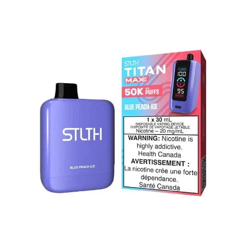 STLTH Titan MAX 50K Disposable Vape - 50000 Puffs, 30mL E-Liquid, Long-Lasting Vaping Device for Adults | Perfect for Travel, Parties & On-the-Go Use (Ontario)