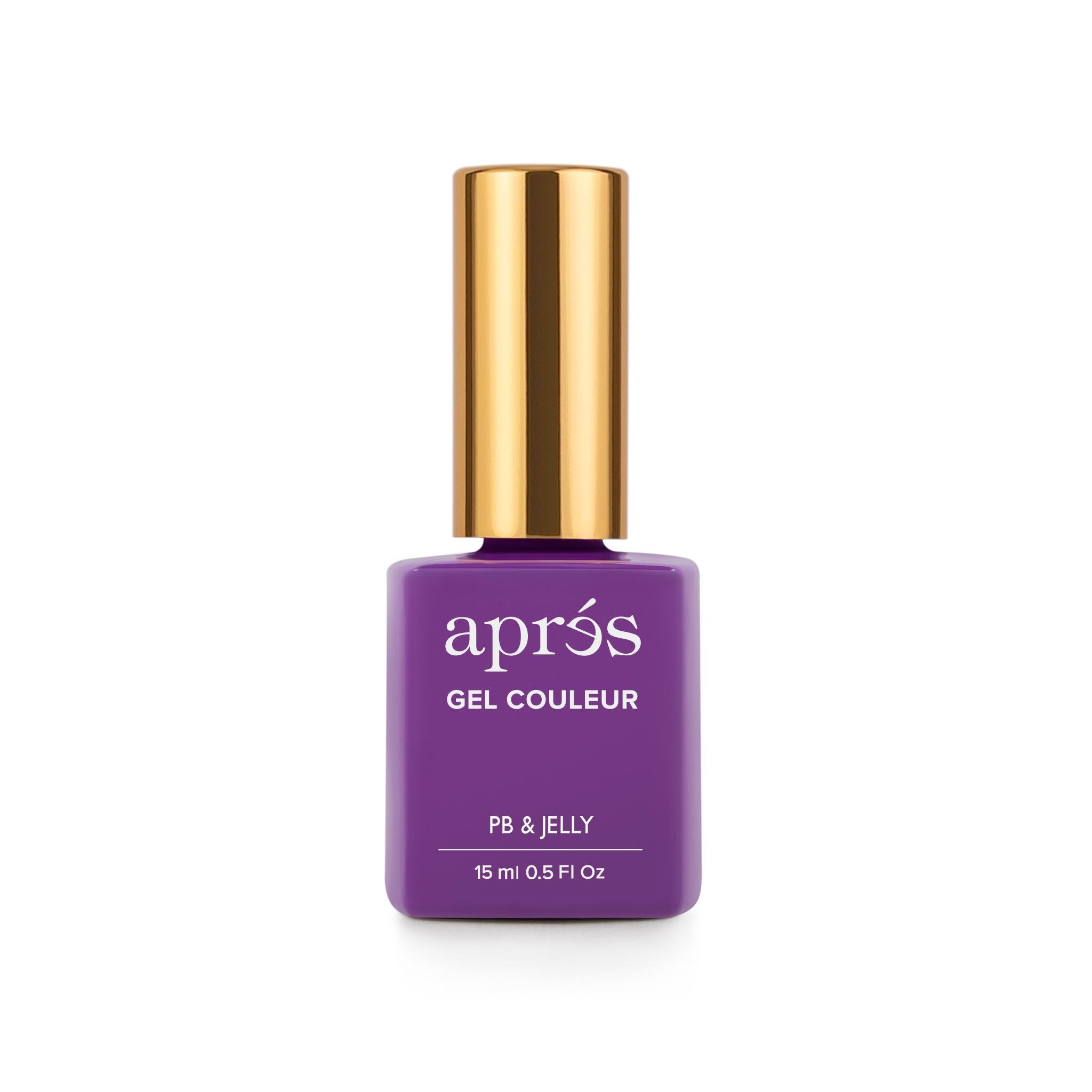 Apres Gel Nail Polish - PB&Jelly Color - Long Lasting Vegan Gel Polish for Nails - Perfect for Manicures, Pedicures & DIY Nail Art at Home
