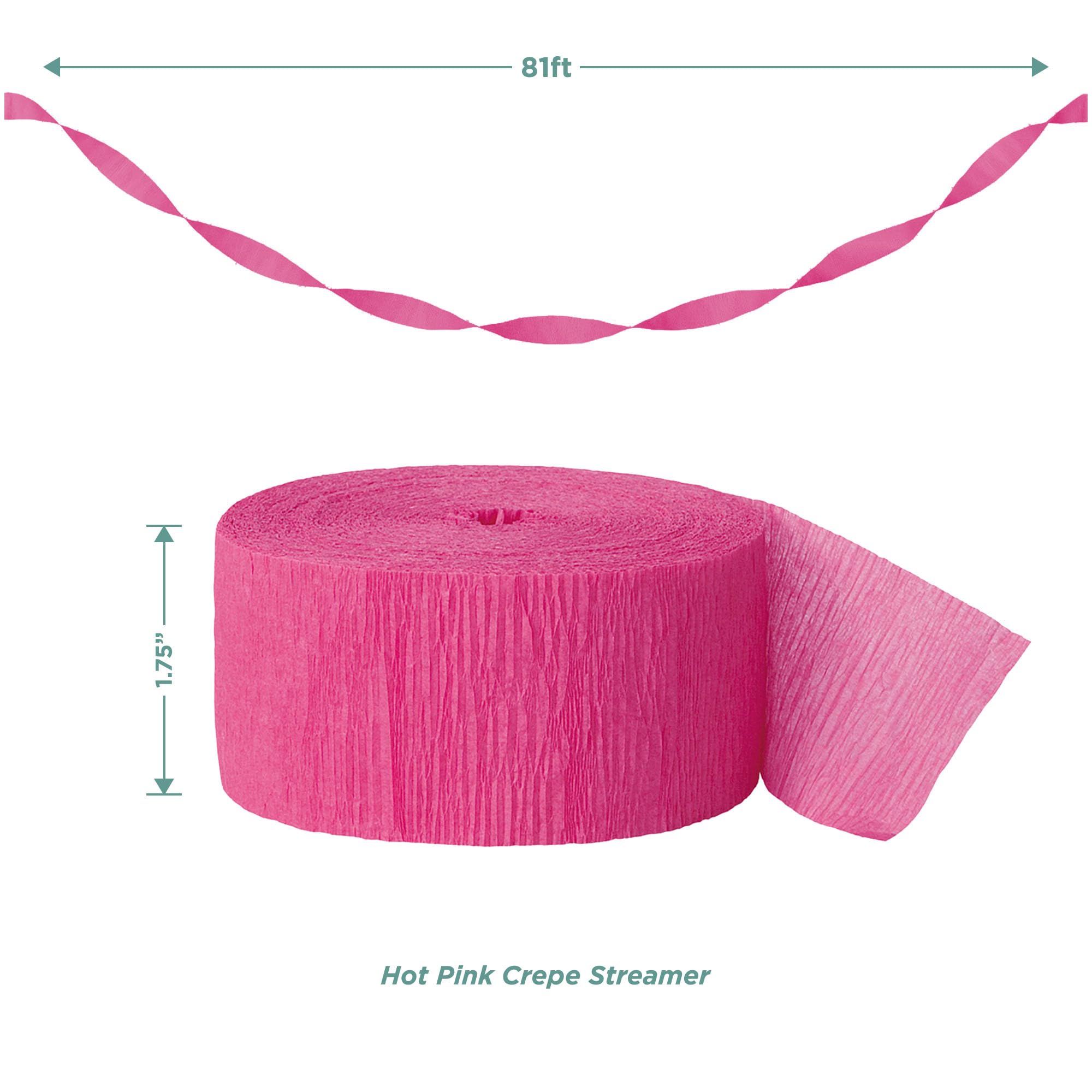 Gymnastics Party Decorations Pack - Pink, Purple & Teal Crepe Streamers with Gymnast Star Cutouts | Perfect for Birthday, Team Celebrations & Gymnastics Themed Events