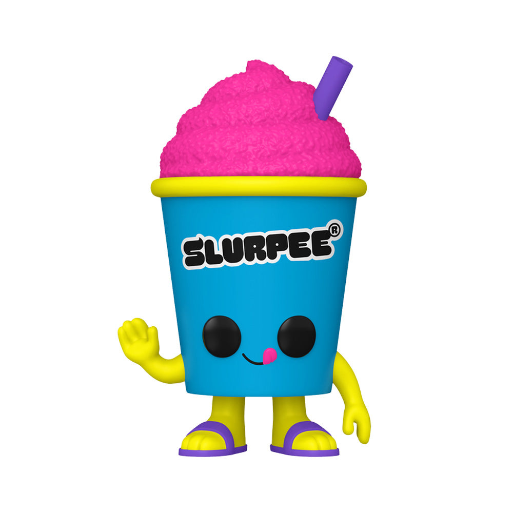Funko Pop! Ad Icons 7-Eleven Strawberry Slurpee Vinyl Figure - Blacklight Pink Glow Collectible [193] - Perfect for Pop Culture Displays, Themed Parties & Blacklight Collections