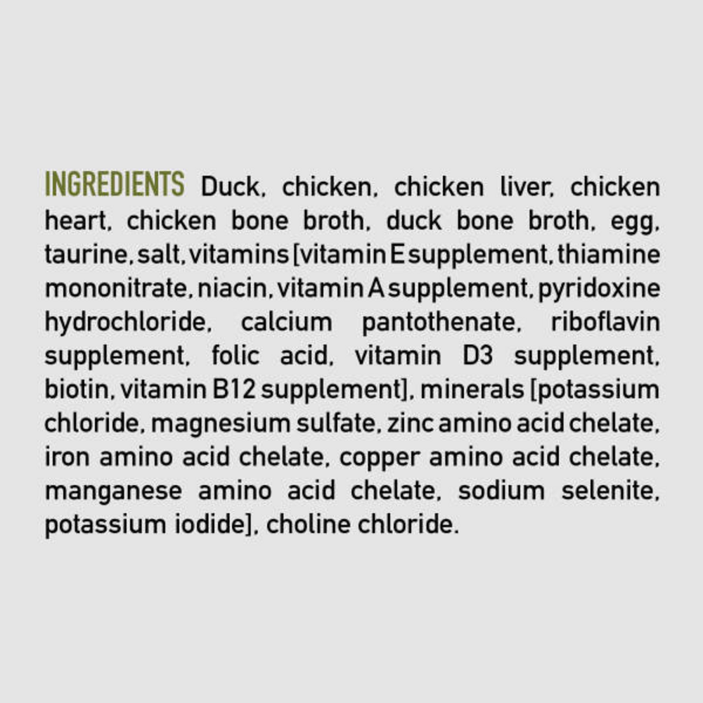 ORIJEN Grain-Free Duck & Chicken Entree in Bone Broth Wet Cat Food - High Protein, Natural Ingredients for Adult Cats - Perfect for Picky Eaters & Digestive Health