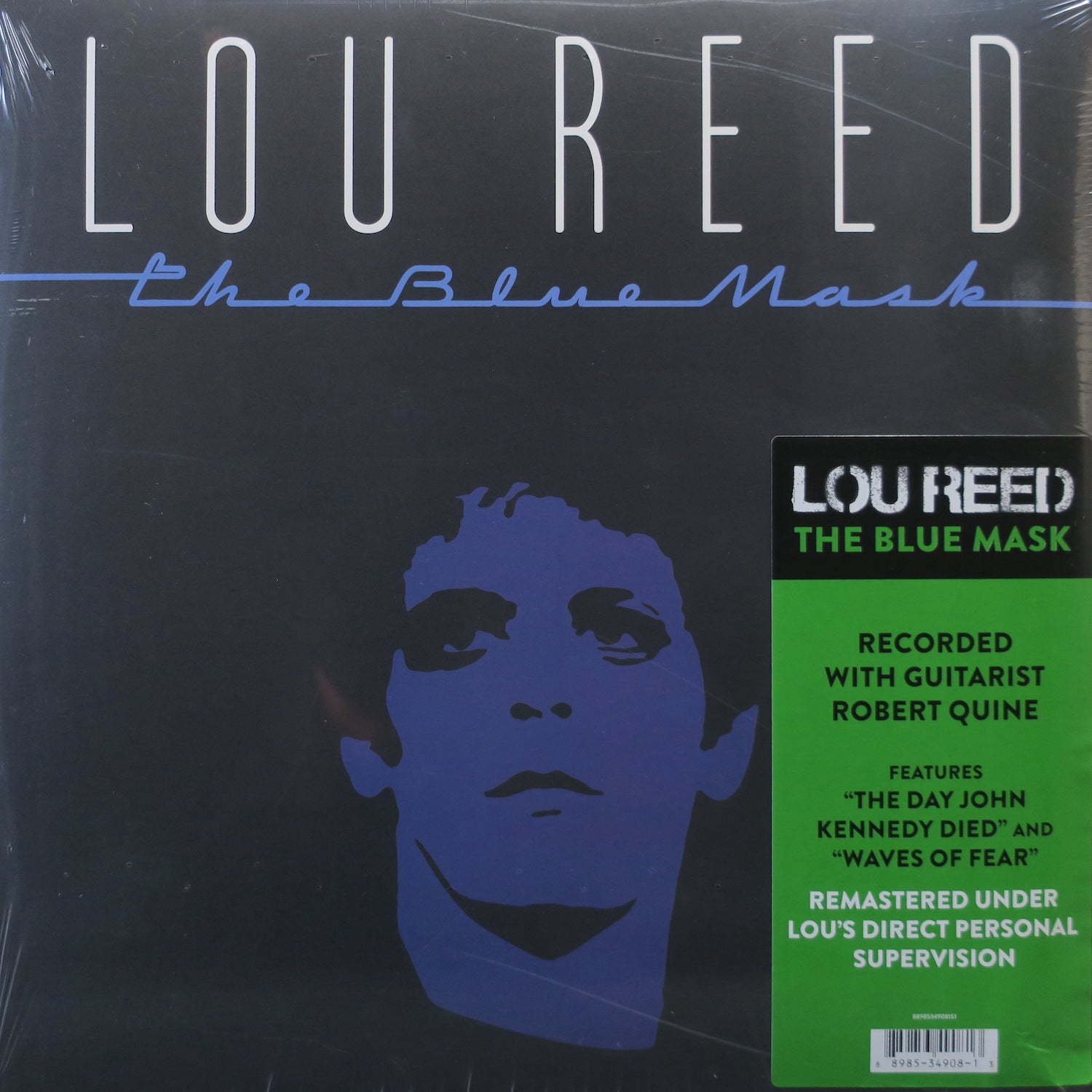 LOU REED 'Blue Mask' Remastered Vinyl LP Record - Classic Rock Music Album for Collectors & Audiophiles - Perfect for Home Listening & Vinyl Collections