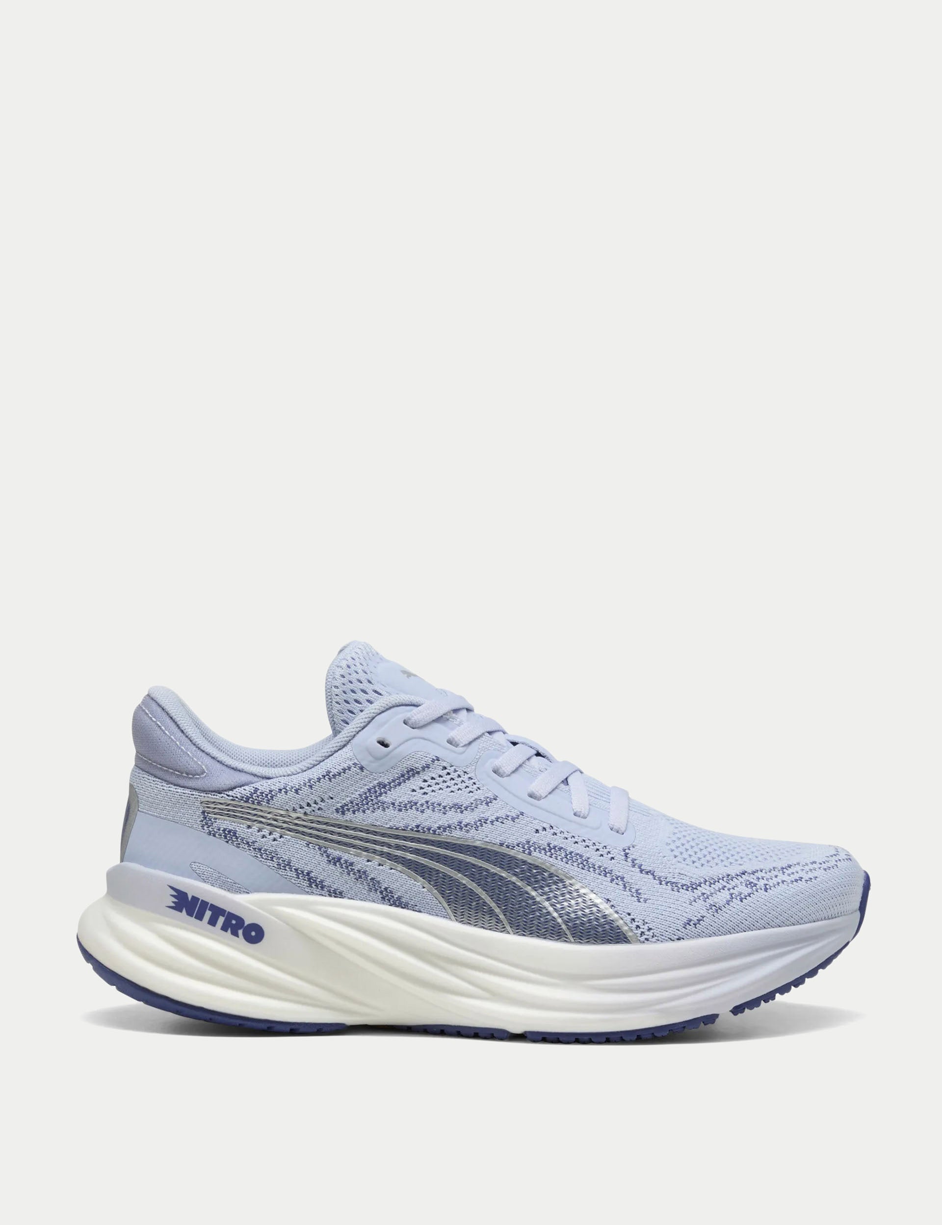 Magnify NITRO 2 Running Shoes - Lightweight & Breathable for Cool Weather - Blue Crystal Color - Perfect for Jogging, Gym Workouts & Outdoor Activities