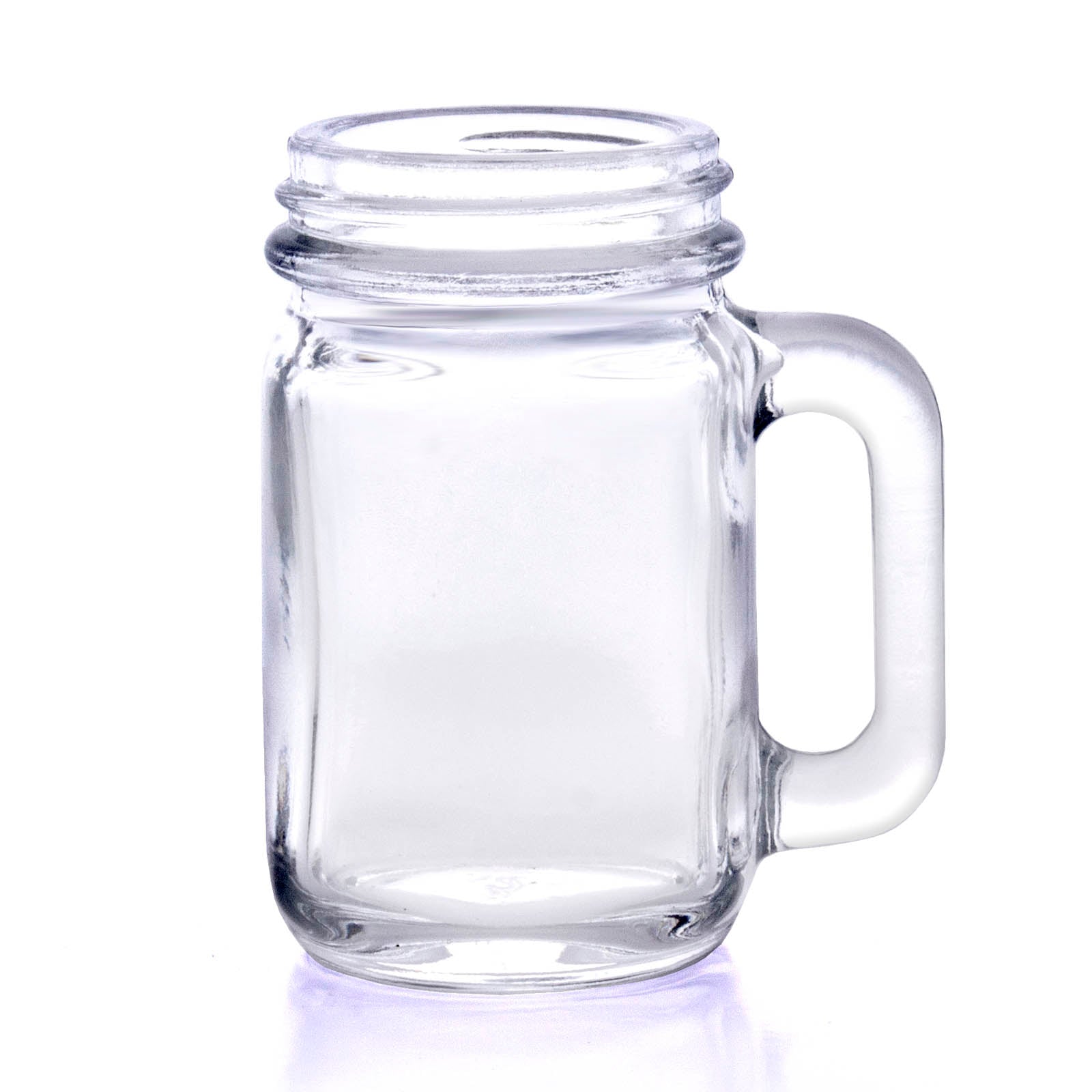 BarConic® Mini Mason Jar Shot Glass with Handle - 1.25 oz Whiskey Glass for Cocktails, Parties & Home Bar Decor - Perfect for Wedding Favors, Birthday Gifts & Rustic Decorations