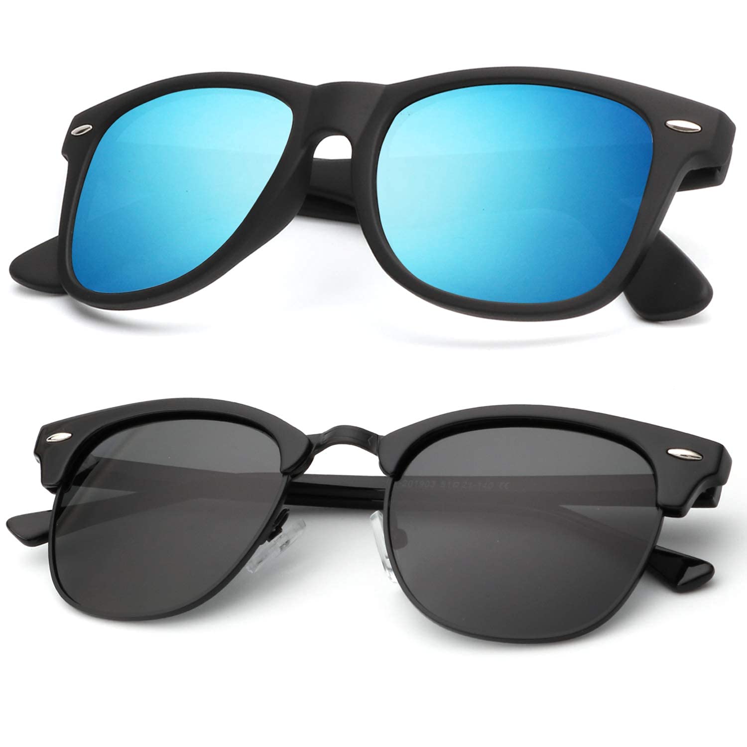 WINLOVE Polarized Sunglasses for Men & Women - UV400 Protection, TR90 Lightweight Frame - Perfect for Driving, Fishing & Outdoor Activities