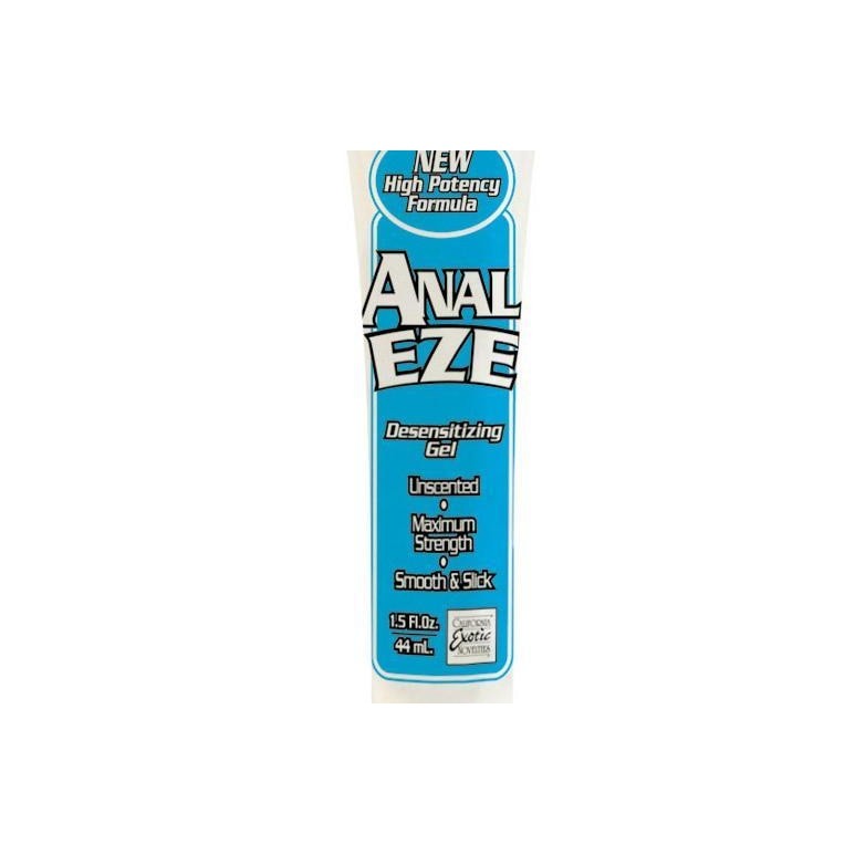 Anal Ease Lubricant Gel - 1.5 Oz Tube | Water-Based Personal Lubricant for Comfort & Smooth Experience | Perfect for Intimate Moments, Massage & Sensual Play