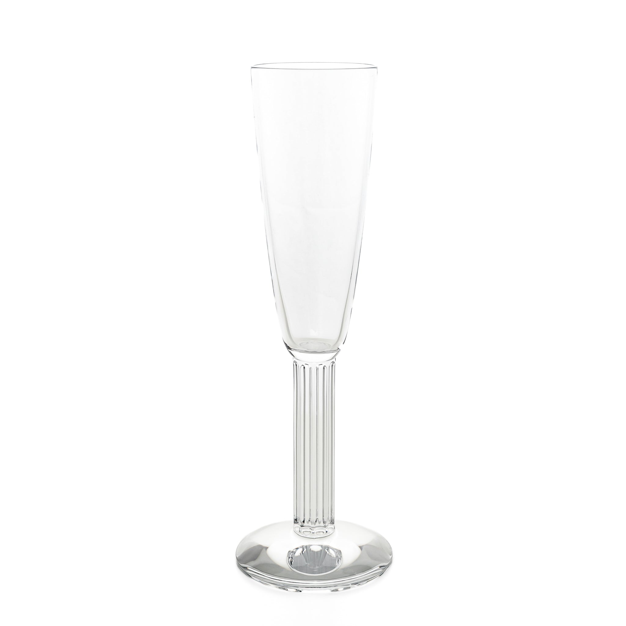 BACCARAT Lyra Champagne Flutes - Set of 2 Elegant Crystal Glass Flutes for Sparkling Wine, Prosecco & Cocktails - Perfect for Weddings, Anniversaries & Celebrations