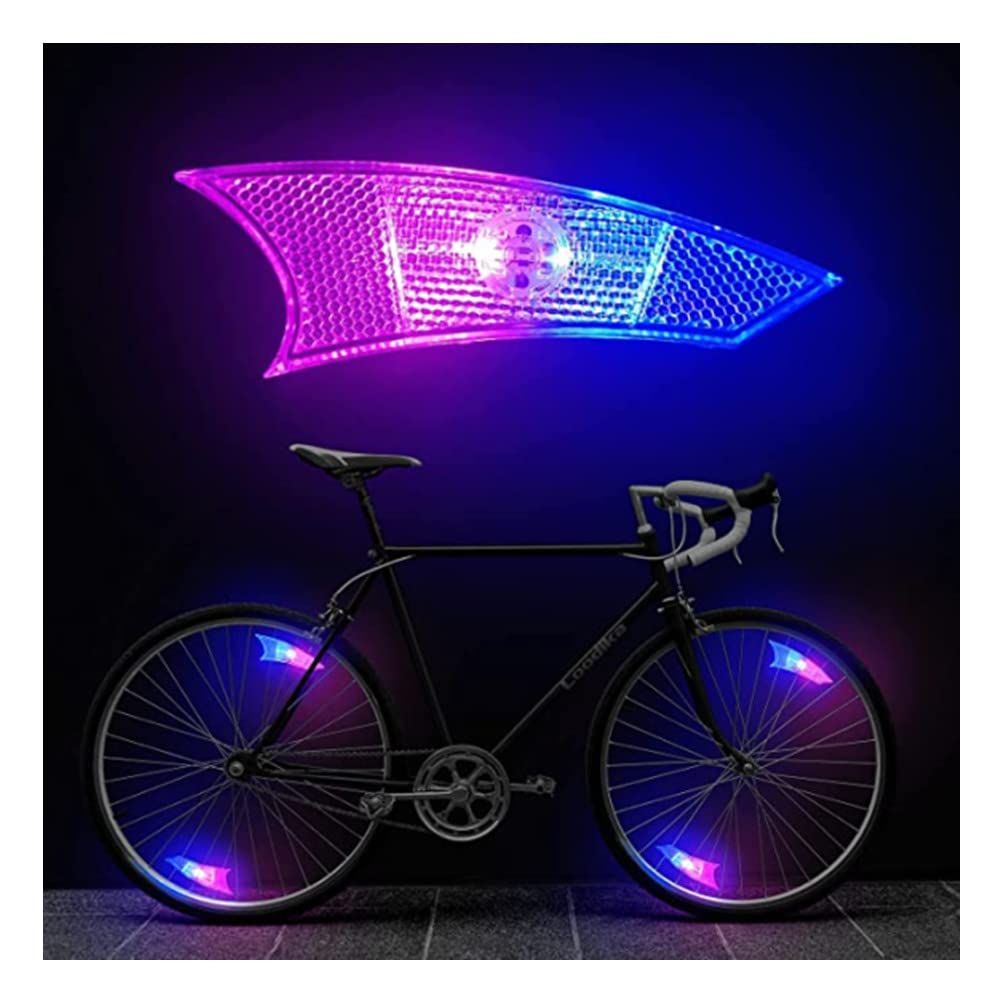 Primst 3 Pack Waterproof LED Bike Wheel Lights - Reflective Cycling Spoke Lights for Safety, Cool Tire Lights for Night Riding - Perfect Bike Accessories Gift for Teens & Kids (Ideal for Commuting, Night Cycling and Outdoor Adventures)