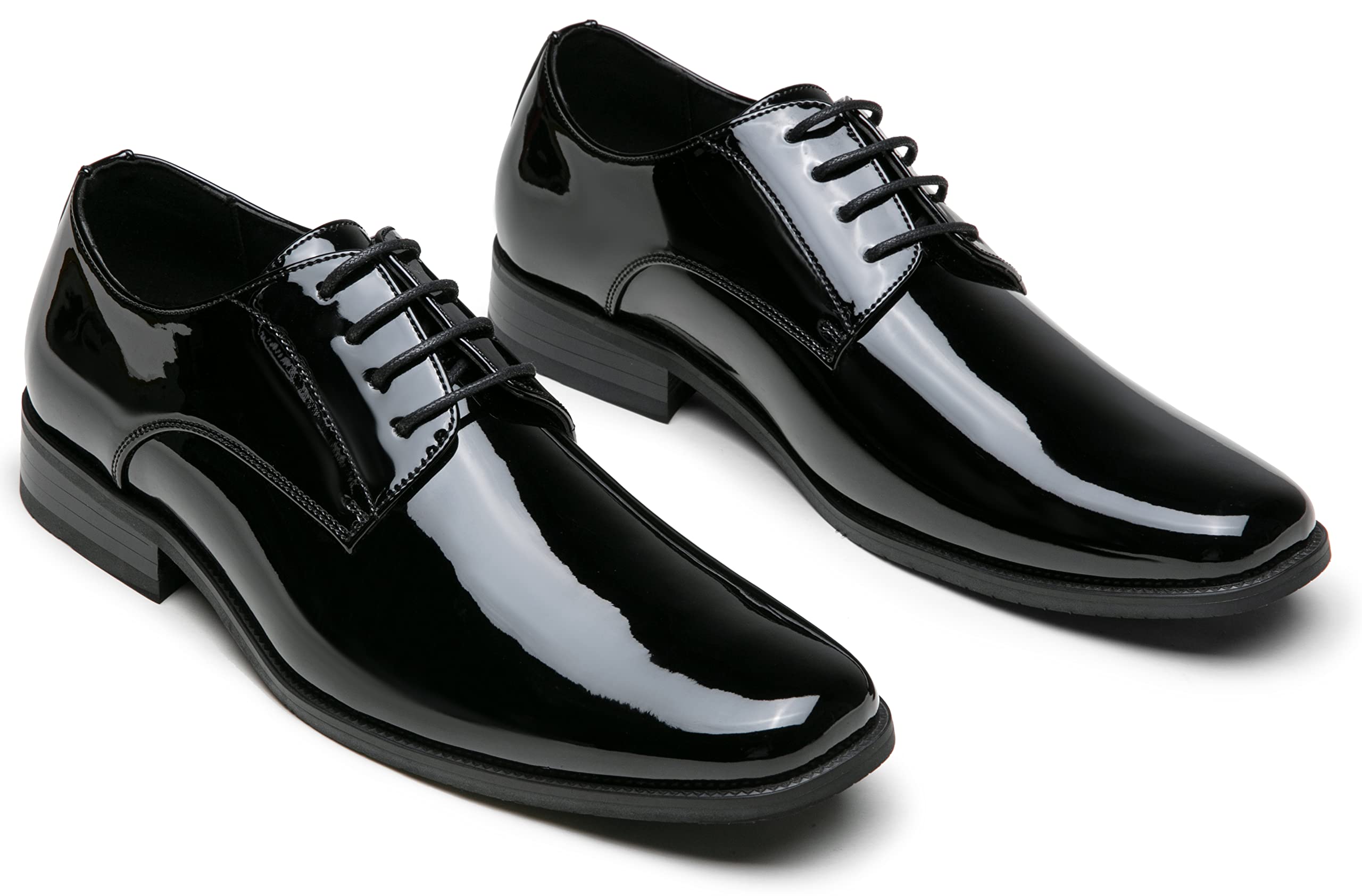 Jousen Men's Formal Business Oxford Dress Shoes - Classic Tuxedo Shoes for Weddings, Office & Special Occasions