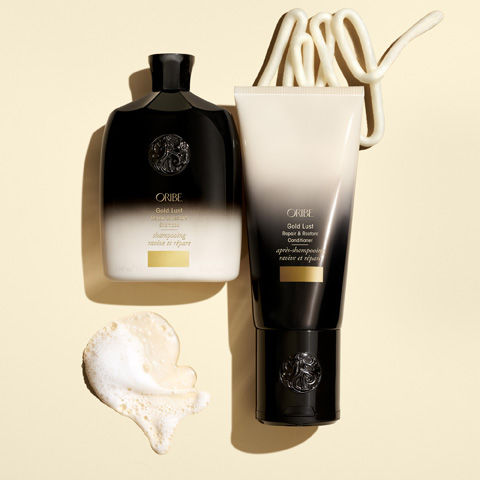 Gold Lust Repair & Restore Shampoo for Damaged Hair - Sulfate Free Hair Treatment with Biotin & Keratin - Revitalizes Dry, Brittle Hair for Salon-Quality Shine at Home