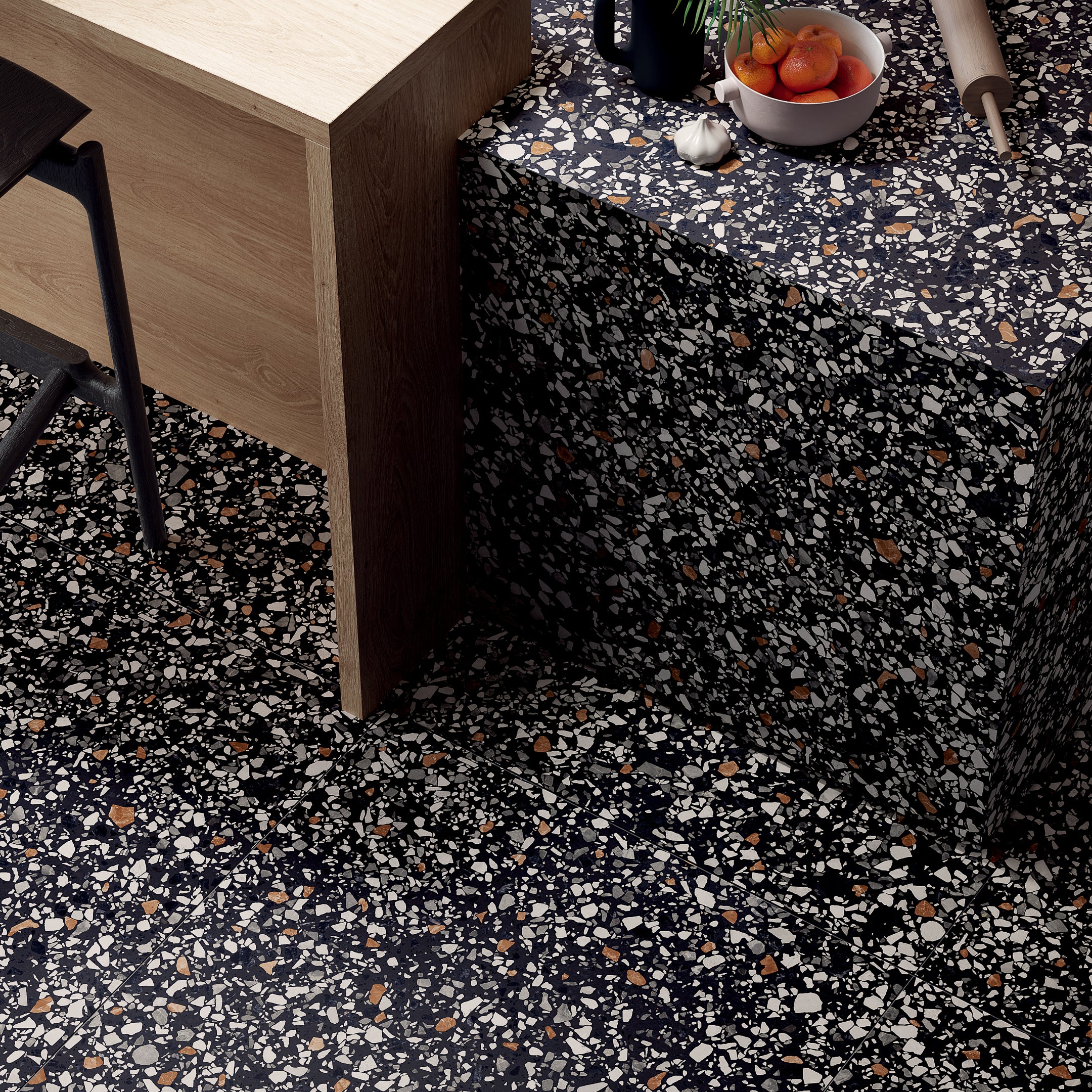 Venexia Grain Terrazzo Look Porcelain Tile - Premium Flooring for Kitchen, Bathroom & Living Room | Durable & Stylish Home Decor