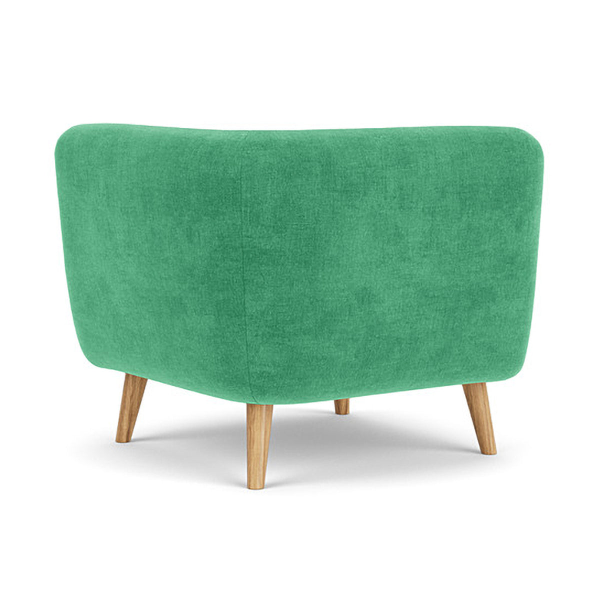 Alfred Fabric Modular Sofa - Left 1 Seater Sectional Couch for Living Room, Lounge & Small Spaces | Modern Comfortable Furniture for Apartments & Home Decor