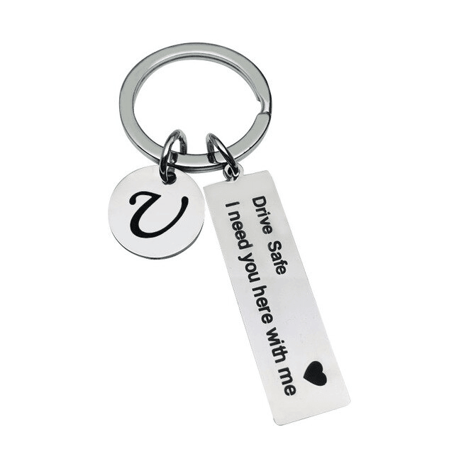 Drive Safe Keychain - Car Safety Key Holder for Keys & Keyrings - Perfect for Drivers, Commuters & Road Trips