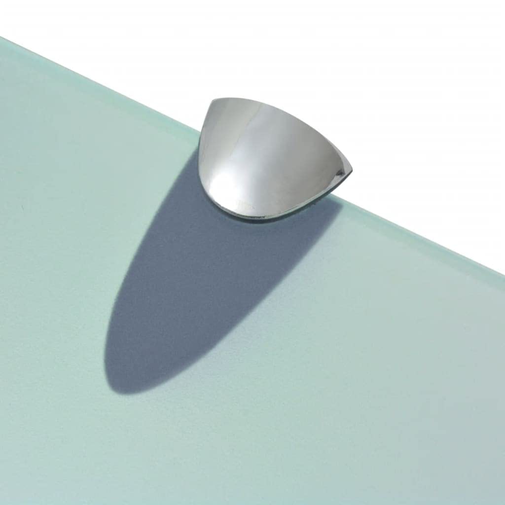 Clear Glass Floating Wall Shelves - 19.7