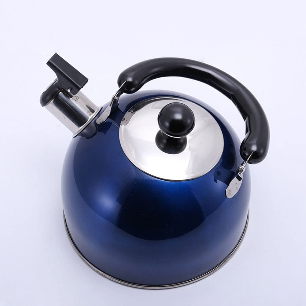 Premium Stainless Steel Whistle Tea Kettle for Stovetop - Thickened Durable Pot Body for Camping, Office & Kitchen Use - Perfect for Boiling Water, Brewing Tea & Outdoor Cooking