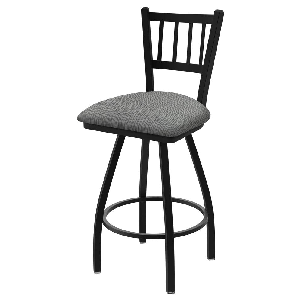 Holland Bar Stool Co. XL 810 Contessa Swivel Bar Stool - Graph Alpine Finish - Adjustable Height Barstool for Kitchen Island, Breakfast Nook & Home Bar - Modern Counter Stool with 360° Rotation