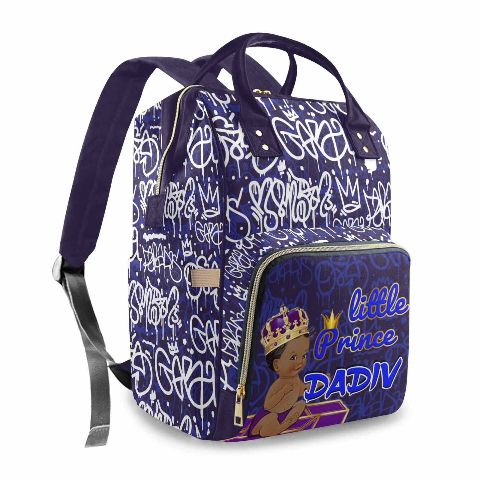 Custom Monogrammed Diaper Backpack for Moms - Personalized Waterproof Baby Bag for Boys & Girls, Ideal for Travel, Daycare & On-the-Go Parenting Essentials