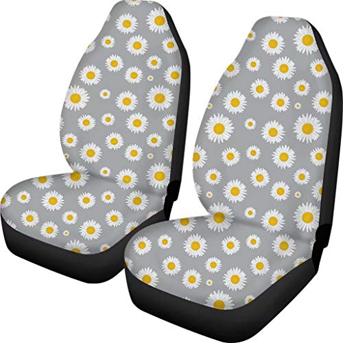 Grey White Small Daisies
