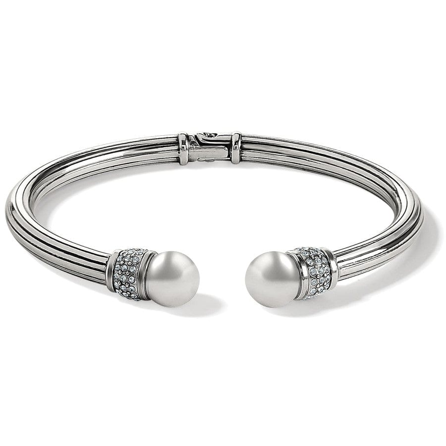 Meridian Open Hinged Bangle Bracelet - Adjustable Silver Jewelry for Women | Perfect for Everyday Wear, Date Nights & Special Occasions