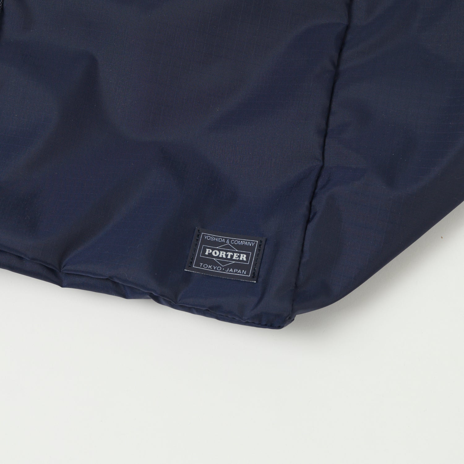 Porter Yoshida & Co. Large Flex 2-Way Duffle Bag - Navy Blue Water-Resistant Travel Duffel for Gym, Weekend Trips & Outdoor Adventures