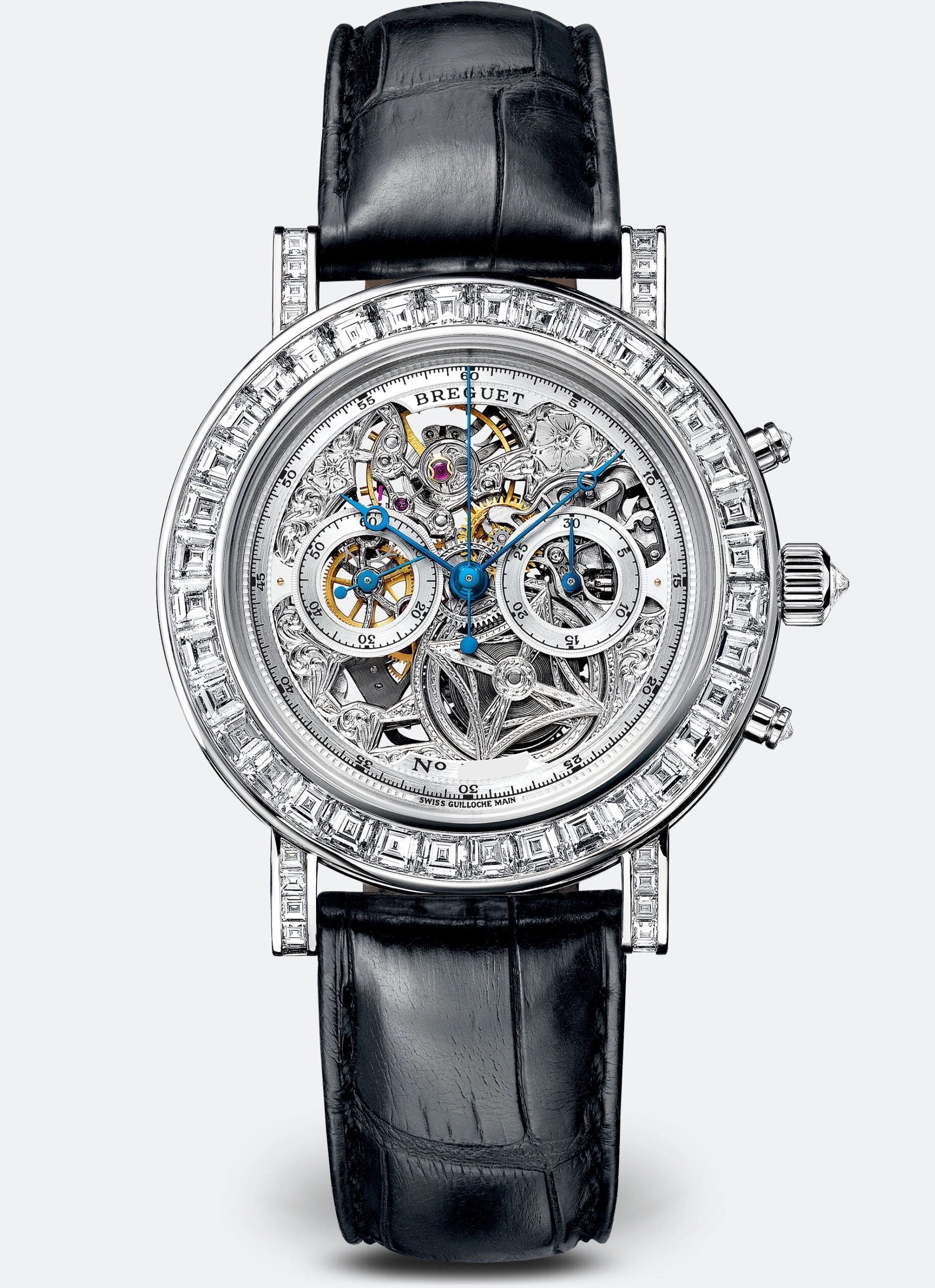 Breguet Classique 5238 18K White Gold Diamond Watch for Men & Women - Luxury Dress Watch for Formal Events, Business Meetings & Special Occasions