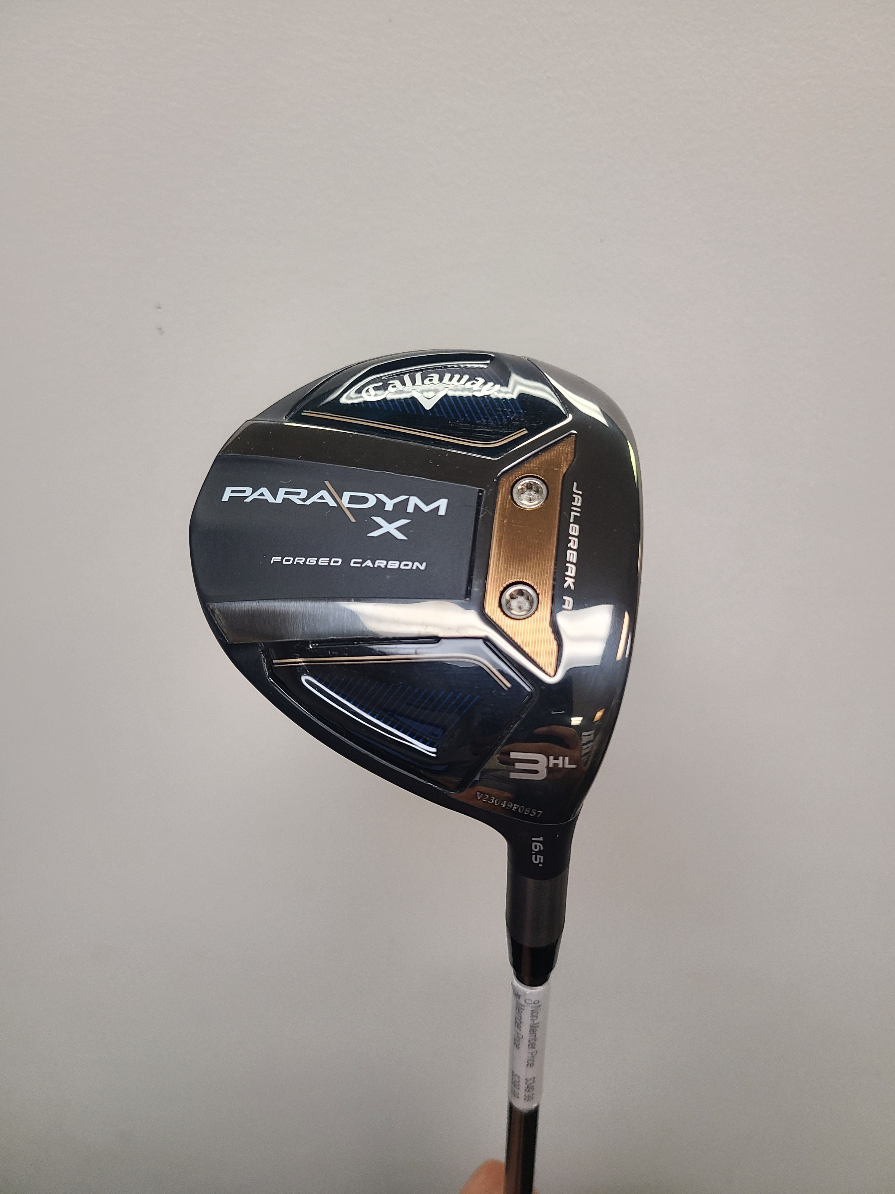Callaway Paradym X 3 Wood High Launch Fairway Wood with Hzrdus Silver 60 Shaft - Right Handed Men's Golf Club for Long Distance Shots | Perfect for Tee Shots and Fairway Play