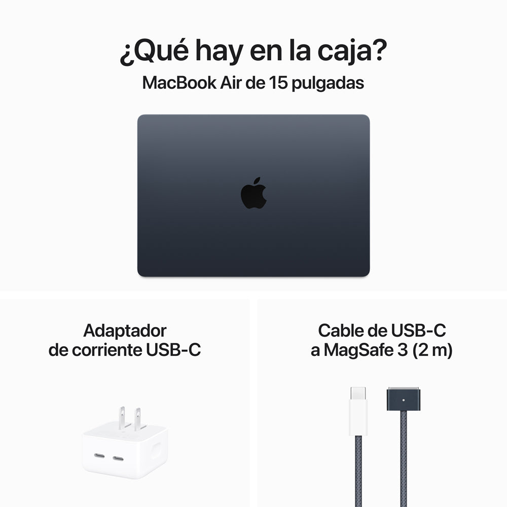 Apple MacBook Air 15-inch Laptop with M3 Chip - 8-Core CPU, 10-Core GPU, 512GB SSD Storage - Midnight Blue - Perfect for Students, Professionals & Creative Work