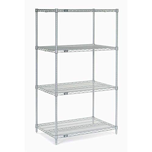 5-Tier Heavy Duty Epoxy Coated Wire Shelving Unit - 48