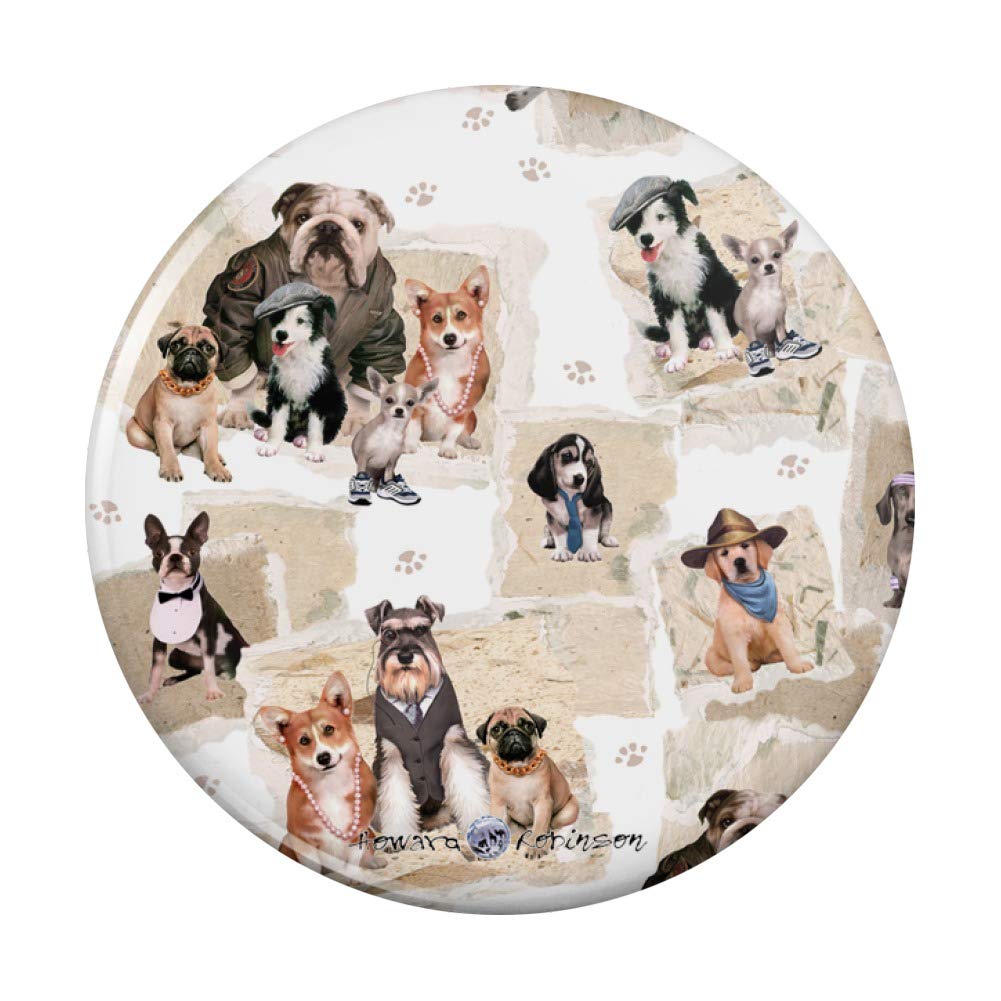 Funny Dog Outfits Kitchen Fridge Magnets - Cute Pet Costume Decor for Refrigerator, Locker & Office - Perfect for Dog Lovers & Home Decor