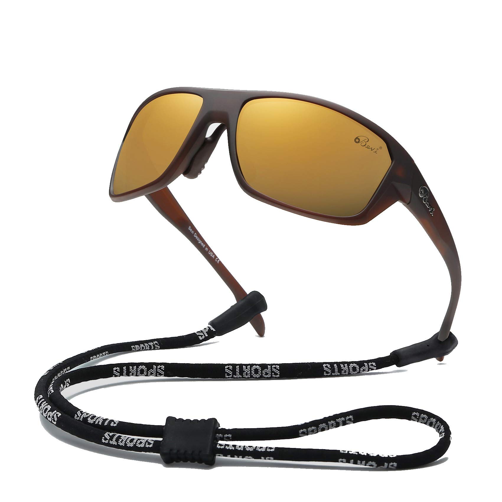 Bevi Polarized Sports Sunglasses for Women & Men - UV Protection Driving, Cycling & Running Shades - Perfect for Outdoor Activities & Travel Adventures