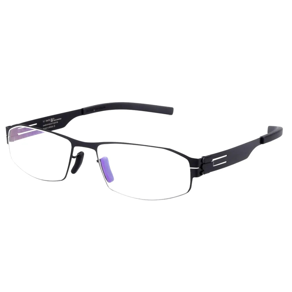 Aimee Unisex Full Rim Oval Stainless Steel Eyeglasses Frame 13454 - Lightweight & Durable for Reading, Driving & Everyday Wear