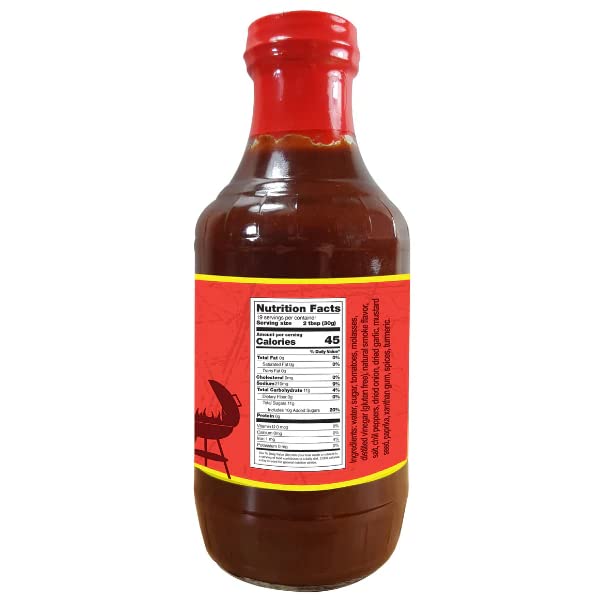 Ozark Hot BBQ Sauce - 12 Pack (19 oz Bottles) | Spicy & Tangy Flavor | Perfect for Grilling, Smoking & Dipping | Great for BBQs, Parties & Family Gatherings