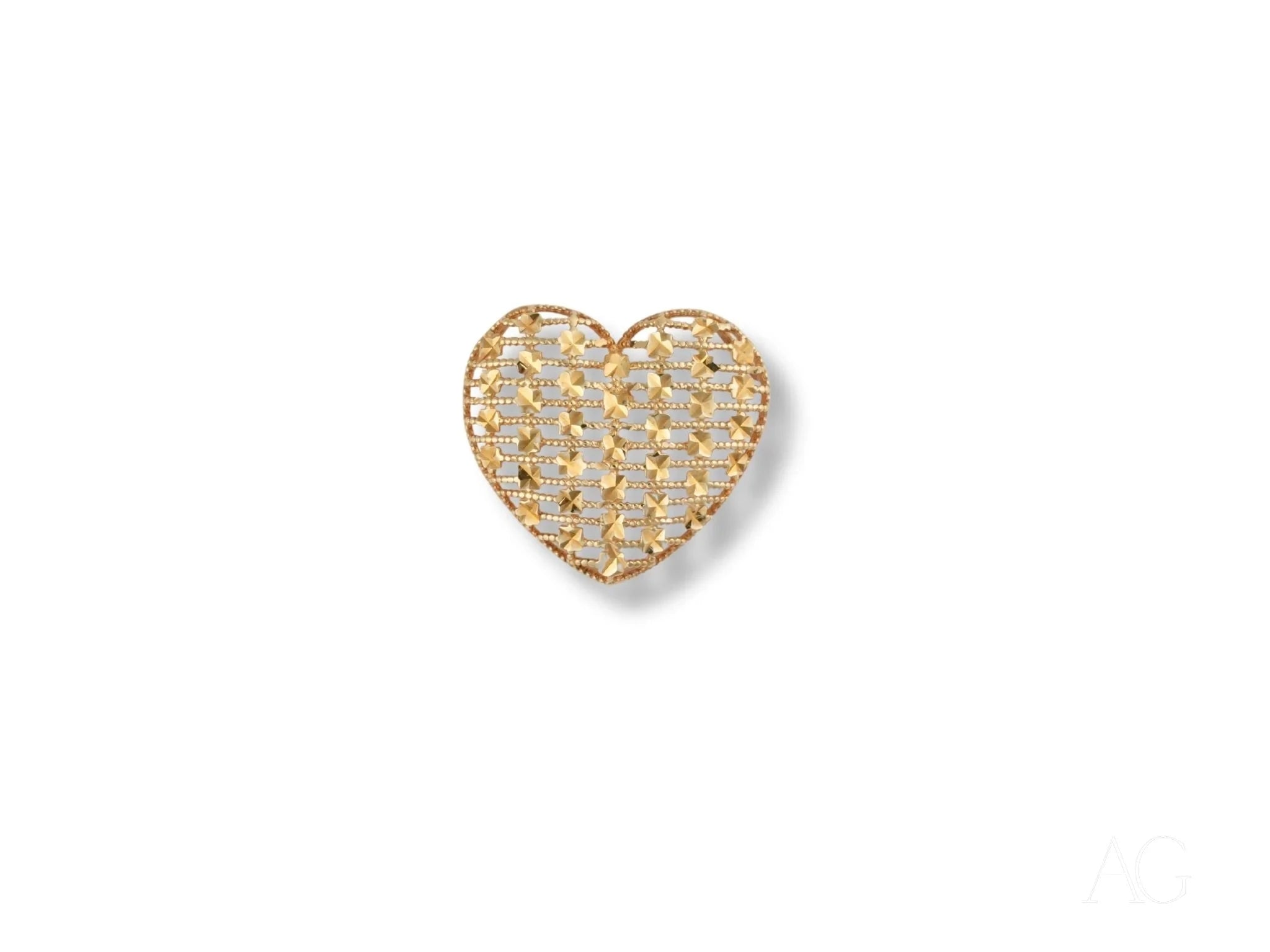 Golden Heart Pendant Necklace for Women - 14K Gold Plated Elegant Jewelry Gift for Valentine's Day, Anniversary & Special Occasions | Perfect for Romantic Dates, Weddings & Everyday Wear