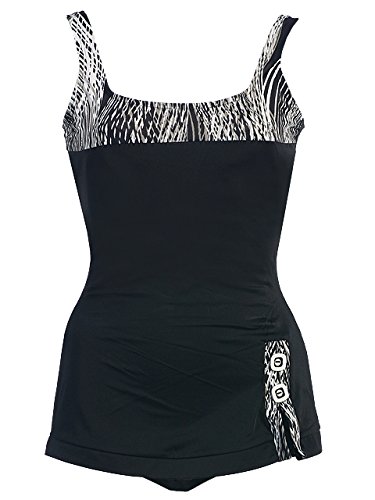 Celina 1 Piece Retro Striped Swimsuit for Women - Vintage Style Bathing Suit with Adjustable Straps | Perfect for Beach Vacations, Pool Parties & Summer Getaways