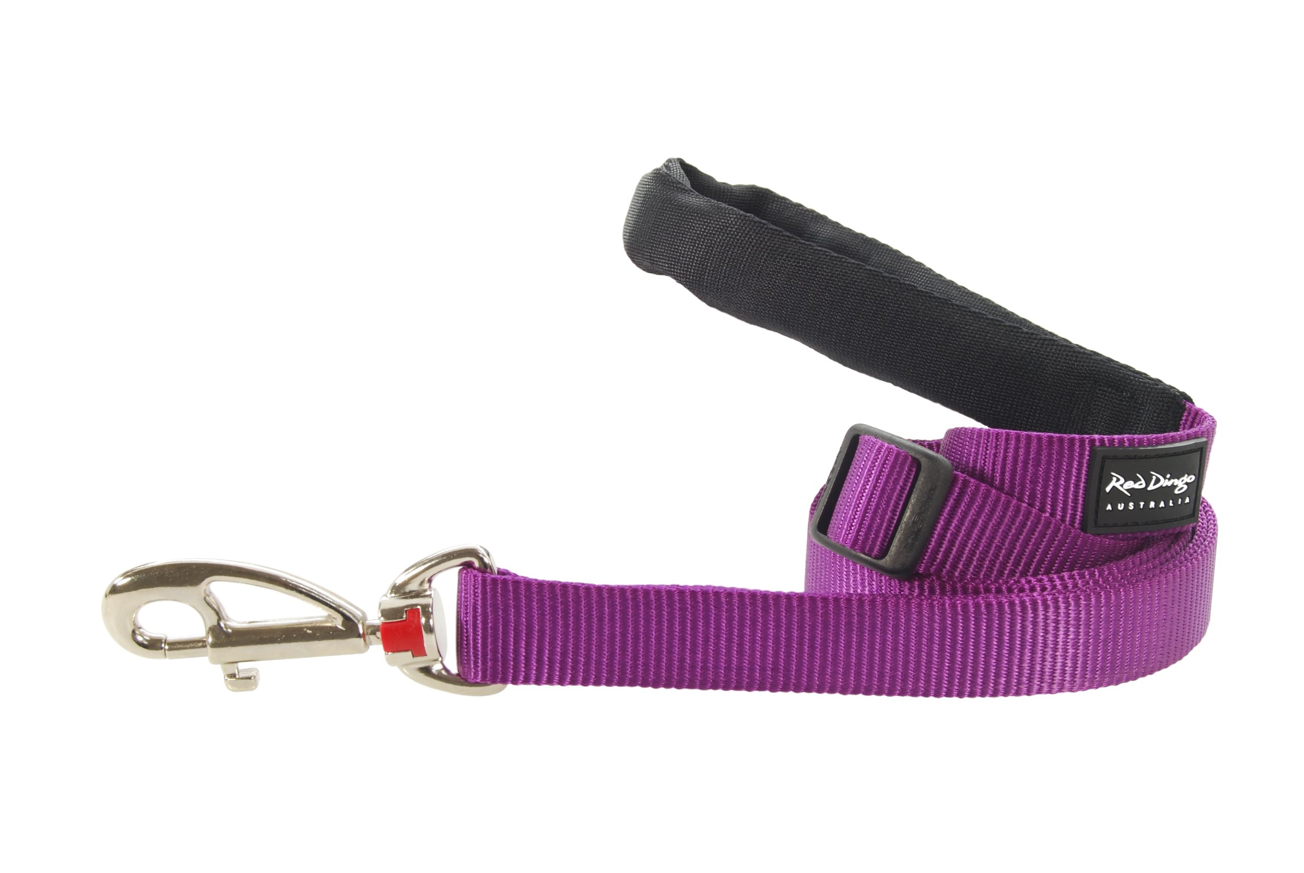 Red Dingo Small Purple Dog Leash - Durable Nylon Pet Walking Lead for Small Dogs - Perfect for Daily Walks, Training & Outdoor Adventures