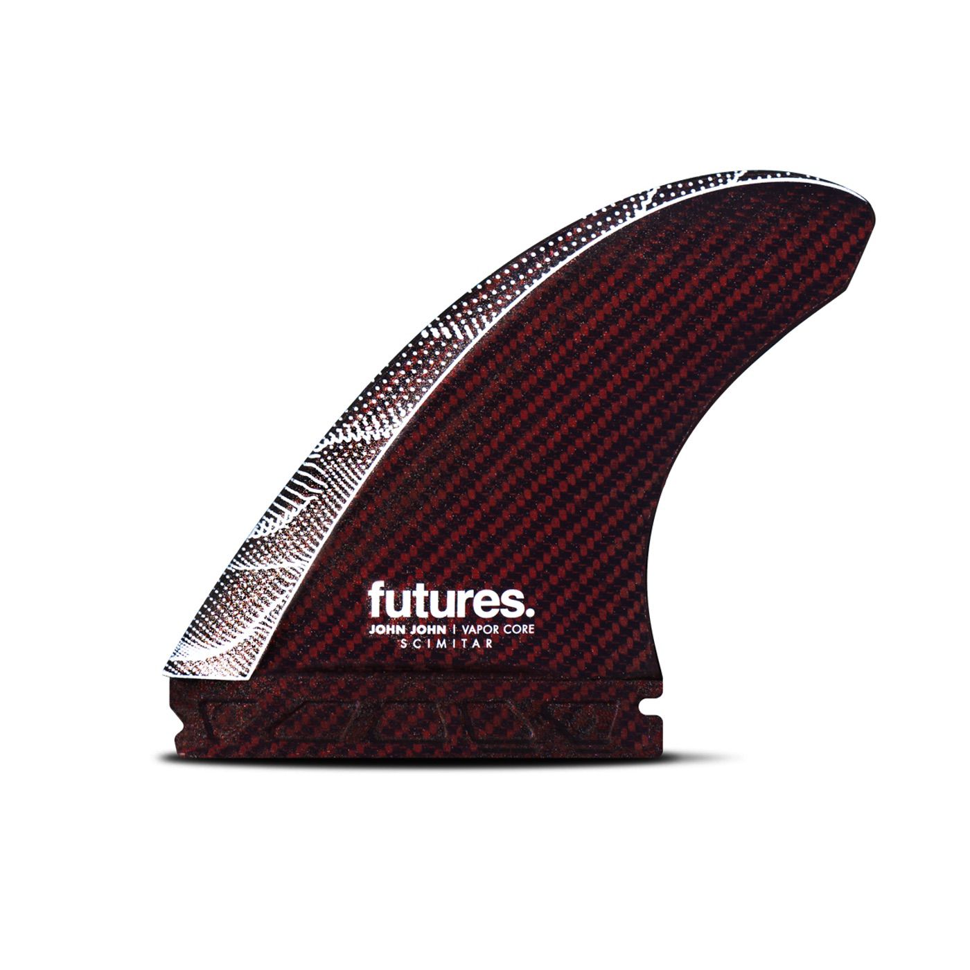 John John Florence Signature Scimitar Thruster Surfboard - Vapor Core Technology - Red (L) - High Performance Surfboard for Waves & Competition - Perfect for Pro Surfers & Advanced Riders